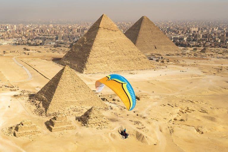 Paramotor Experience Over the Giza Pyramids